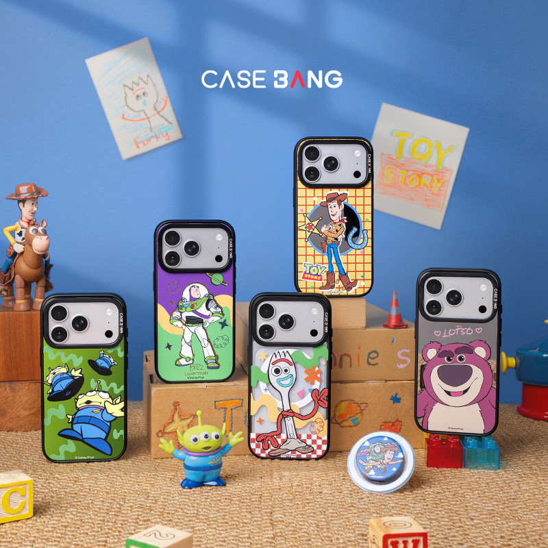 CASEBANGx迪士尼玩具总动员联名玩心大作战系列适用iPhone17ProMax/17Pro/17e/16promax可拆卸磁吸苹果手机壳