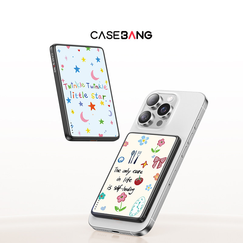 【国家3C认证】CASEBANGx无事小神仙联名童心未泯系列超薄磁吸充电宝MagSafe手机移动电源图片