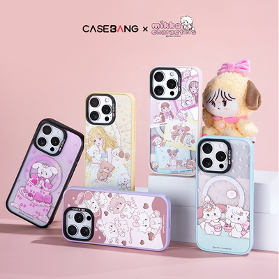 CASEBANG×Mikko联名Mikko的日常look系列可拆卸手机壳出奇磁吸背盖适用iPhone16/15/14/13/Plus/Pro/ProMax