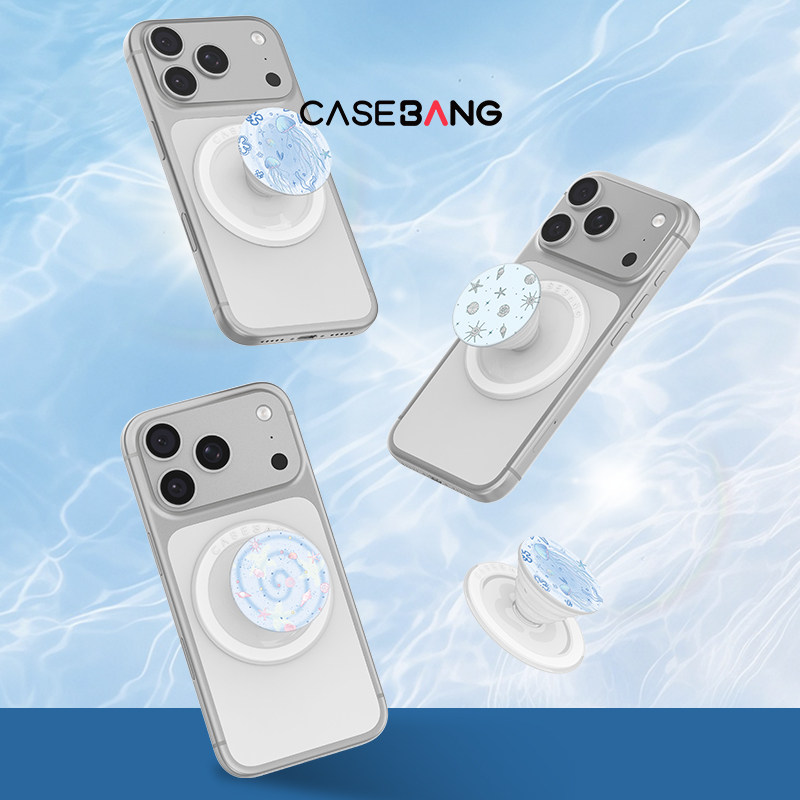 CASEBANGx海边假日系列磁吸气囊手机伸缩可拆卸防摔卡通支架图片