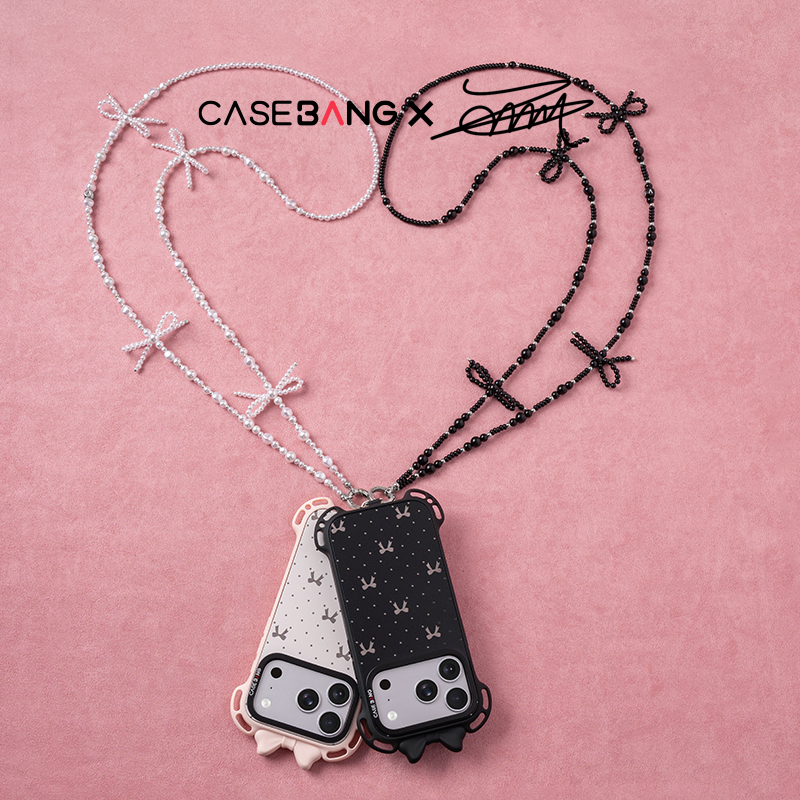 CASEBANG波点蝴蝶结系列斜跨背带