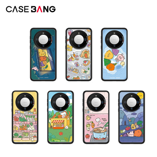 CASEBANGx艺术家肉酱咸咸圈联名菜菜系列出奇手机壳磁吸背盖适用于Mate60/Pro/Pro+