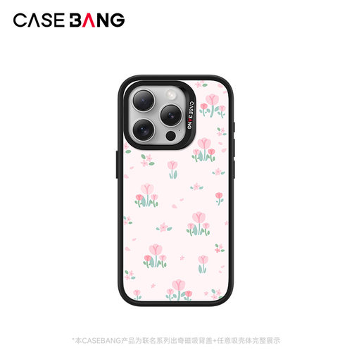 CASEBANGxKrystal联名秘密花园系列春日花花手机壳磁吸背盖适用iPhone17e/16/15/14/13/Plus/Pro/ProMax/16e