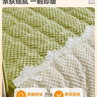 毛绒沙发垫四季 灯芯绒沙发套罩2023新款 通用防滑坐垫靠背盖布盖巾