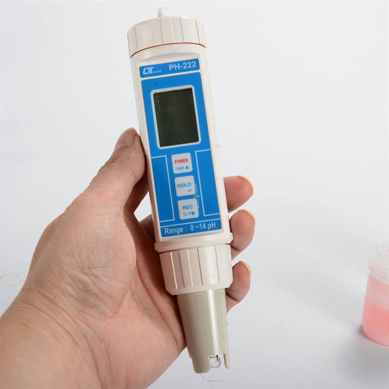 台湾路昌PH-222笔型酸碱度计自动温度补偿IP67防水耐用实惠