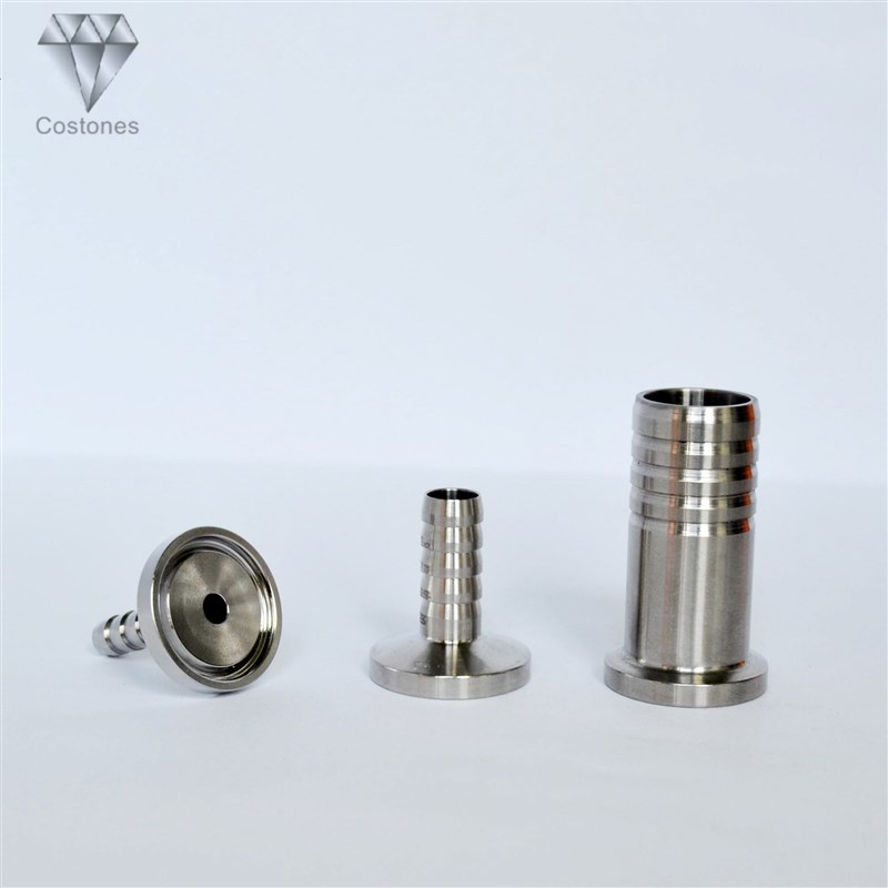 卫生级不锈钢卡箍快接头 宝塔头 TC25 50 蠕动泵软管接头蛋白纯化