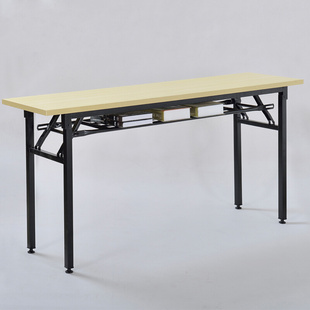 叠会议桌办公桌长条桌条形桌培训桌阅览洽谈简易活动长桌 美司折