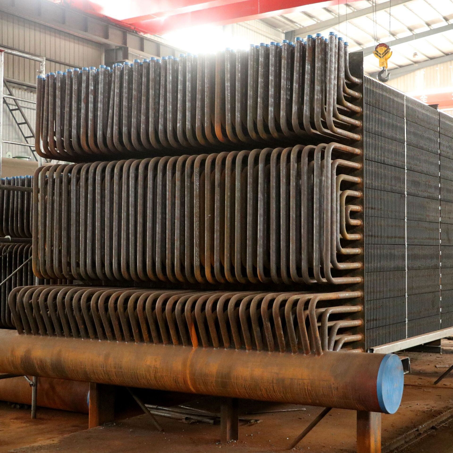 循环流化厂维修改造水冷壁管模式壁管排对流管翅片式光管蛇形