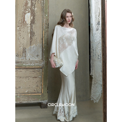 春季浪漫氛围感不规则蕾丝半身裙