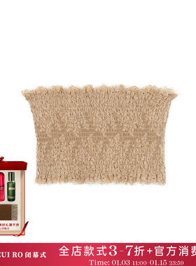 CUI CUI 崔崔【漾梦】时尚休闲设计感褶皱抹胸背心吊带百搭款夏季