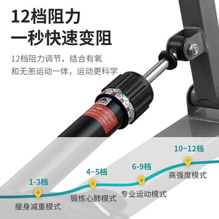 高档液阻划船机家用液压划船器水阻风阻划艇机室内健身器材减肥划