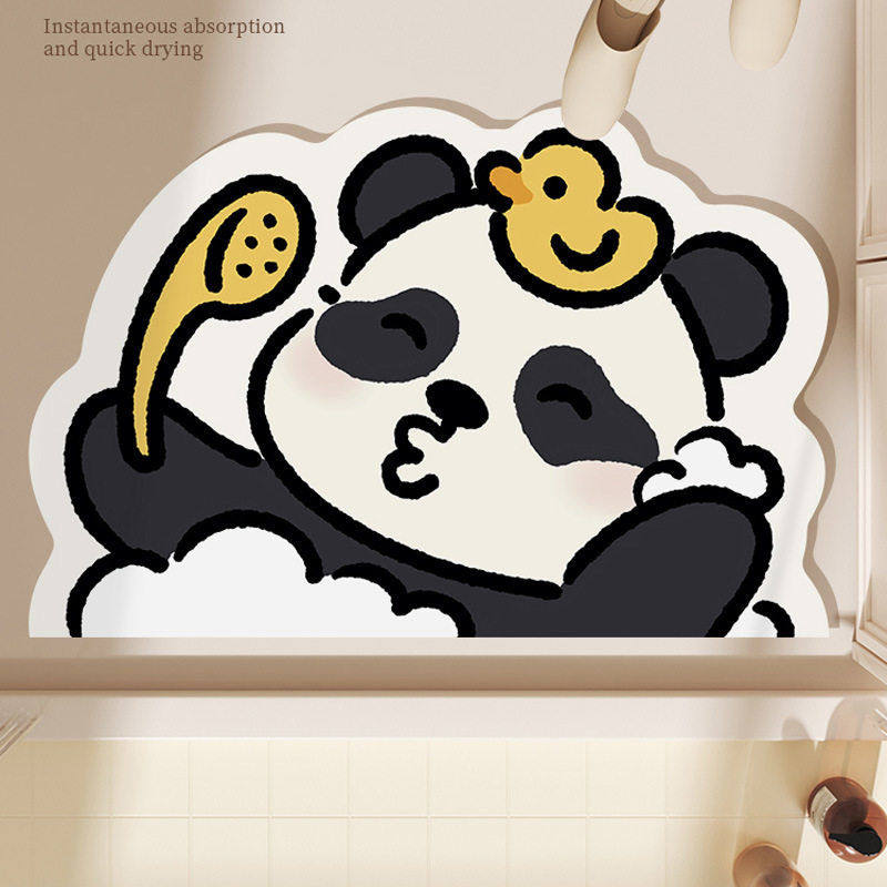 卡通家用硅藻泥地垫浴室卫生间吸水垫家用进门处耐磨易打理脚垫,居家布艺,家用脚垫,淘宝优惠券,粉丝福利购,淘宝优惠卷