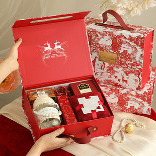 结婚伴手礼女伴娘礼盒级感婚礼订婚档实用礼物盒子送宾客套装