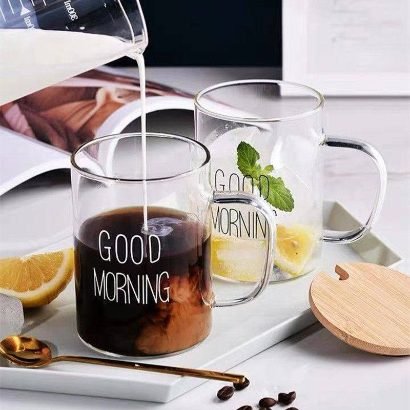 把手早餐杯玻璃杯燕麦杯ins风牛奶咖啡果汁带把藕粉葛根粉杯logo,餐饮具,玻璃杯,淘宝优惠券,粉丝福利购,淘宝优惠卷