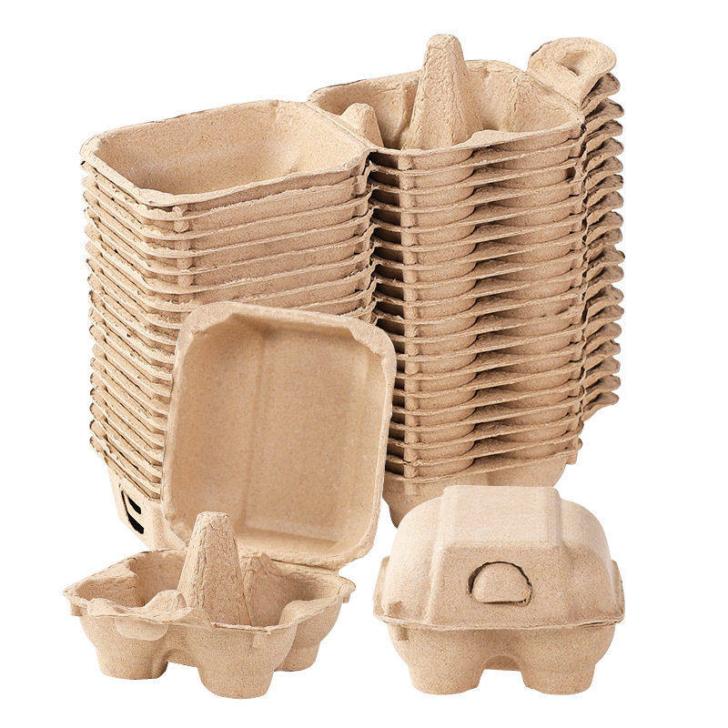 工厂可降解4枚鸡蛋托商超礼品包装盒鸡蛋托防潮防震纸浆蛋盒,餐饮具,可降解餐具/环保餐具,淘宝优惠券,粉丝福利购,淘宝优惠卷