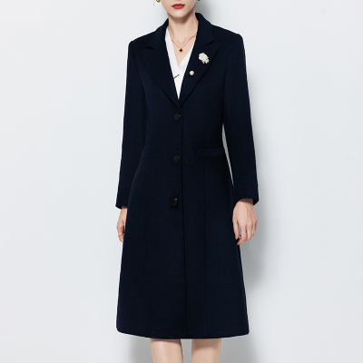 速发职业装毛呢大衣冬季售楼部行政工业物作服长款保暖外套