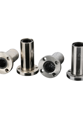 加长圆型法兰直线轴承LMF6/8/10/12/13/16/20/25/30/35/40/50/LUU