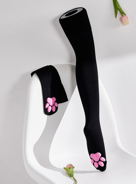 2023 Thigh High Socks Women Harajuku Stockings Fema Kitty 袜
