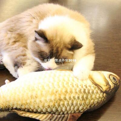 Pet Products 1PC Cat Favor Fish Toy Cat Mint Fish Stuffed Fi