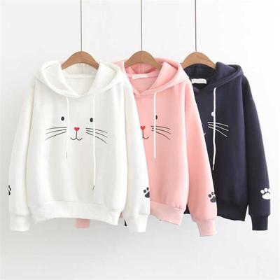 Winter clothes women prints long sleeves hoodies sweater
