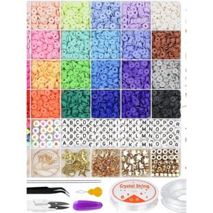 For Jewelry Bracelets Beads Kits Earring Box DIY Clay Making
