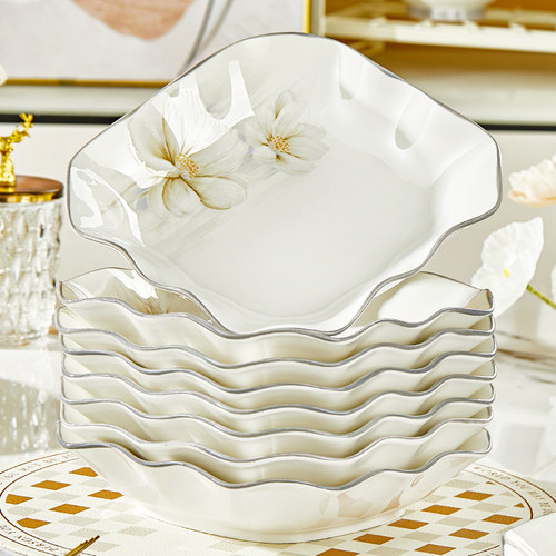 吉范陶瓷高颜值小清新饭盘