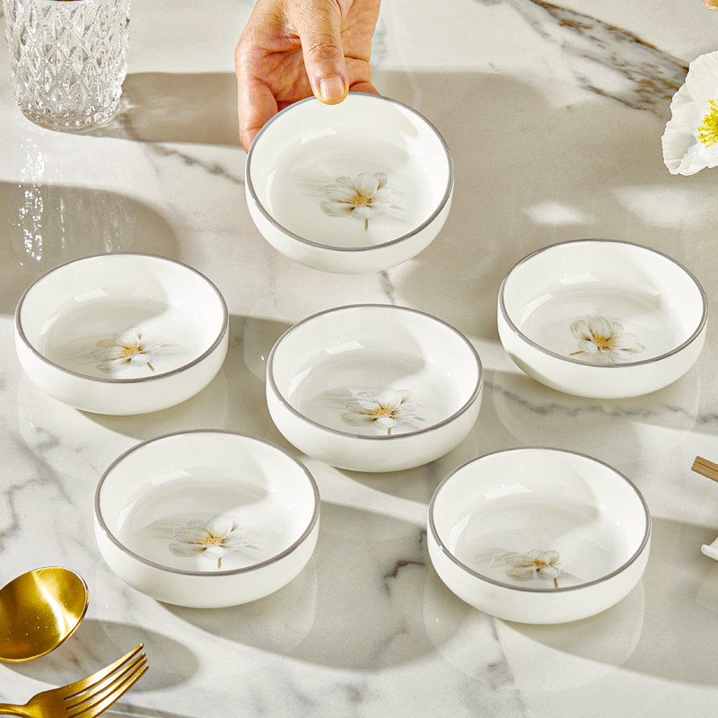 陶瓷味碟2026新款家用新中式火锅蘸料碟零食点心味碟饺子蘸料碟子,餐饮具,碟,淘宝优惠券,粉丝福利购,淘宝优惠卷