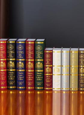 欧式烫金复古假书摆件摄影拍照道具书模型书房办公室装饰书摆设