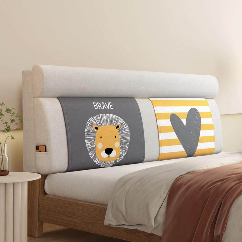 亘卓北欧床头靠垫软包大靠背儿童榻榻米床上靠背垫靠枕套自粘防撞,居家布艺,床头靠垫,淘宝优惠券,粉丝福利购,淘宝优惠卷