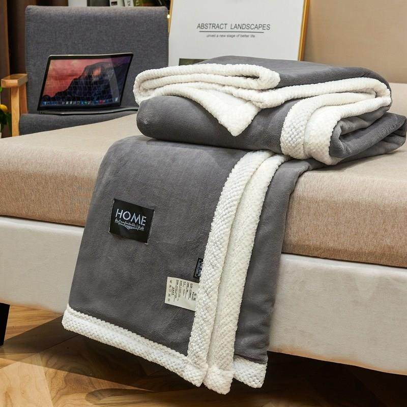 冬季加厚牛奶丝绒双层毛毯被子办公室午休毛毯空调毯珊瑚绒盖毯,床上用品,休闲毯/毛毯/绒毯,淘宝优惠券,粉丝福利购,淘宝优惠卷