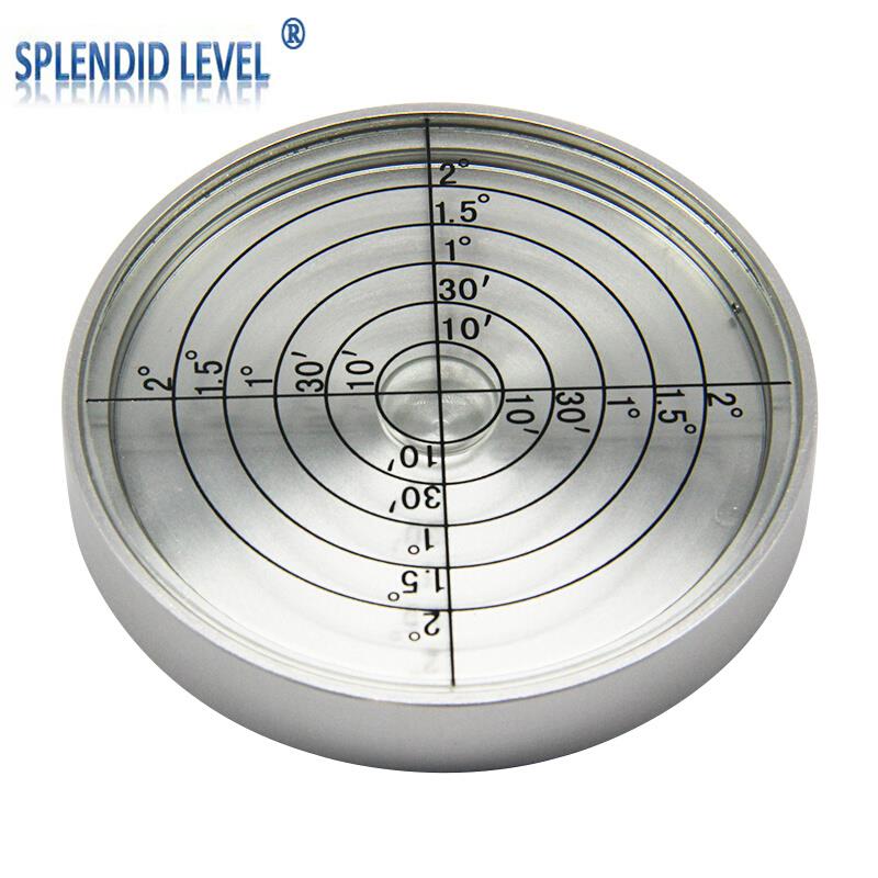 磁性金属万向高g精度水平泡水准泡水平器圆水平尺平衡仪水准仪601