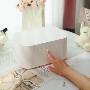 神指宝盒首饰收纳盒黄金保险箱带锁密码首饰盒饰品保险柜2025新款