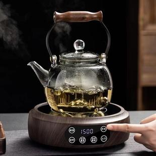 新匠电陶炉1500w家用静音智能定时煮茶器玻璃煮茶壶茶炉茶具套装