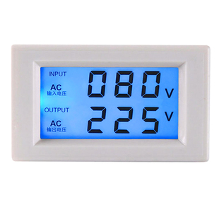 数显双显交流电压表 ac80-500v电压测量表头液晶数字显示D85-2020
