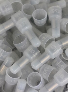 CE5X尼龙阻燃压线帽 6mm接线帽 闭端子奶嘴接线帽 铝管加长1000只