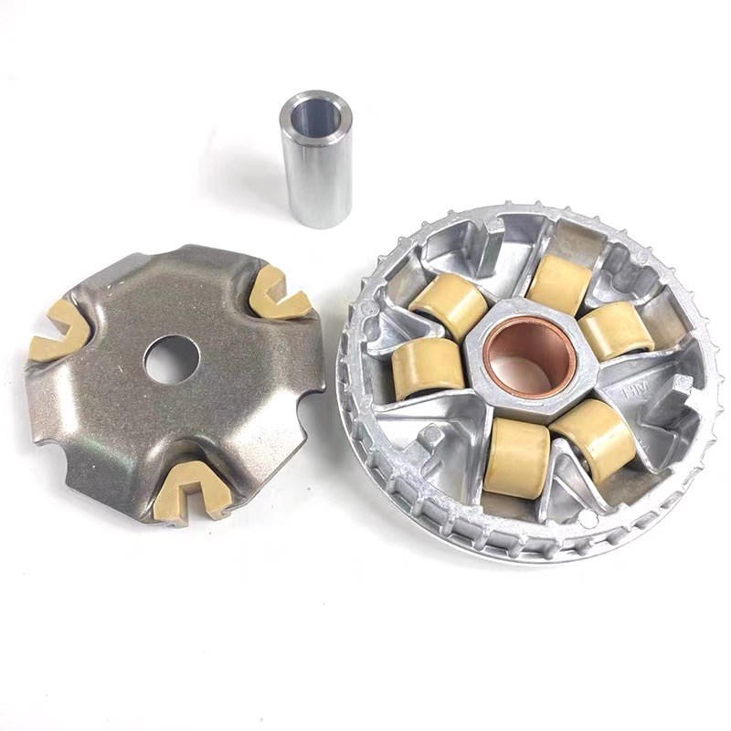 力帆踏板摩托车LF110T-P风云前后皮带轮普利盘移驱动离合器主动轮