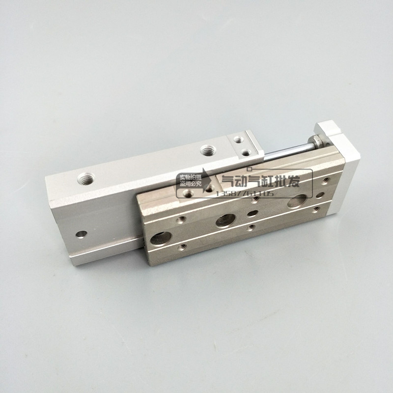 亚德客型精密滑台气缸HLQL HLQ25-10-20-30-40-50-75-100-125-150