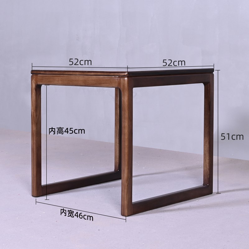 扫地机器人置物架云鲸收纳柜科沃斯边几石头重视方几全实木带轮