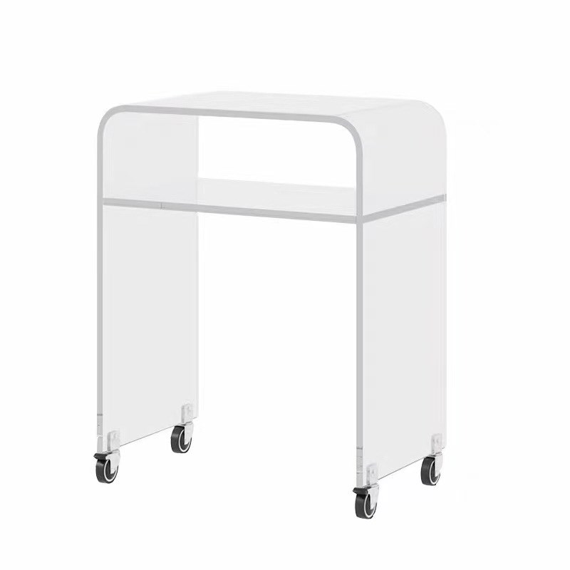 亚克力云鲸伴侣扫地机器人置物架透明边几科沃斯X1N9石头G10带轮