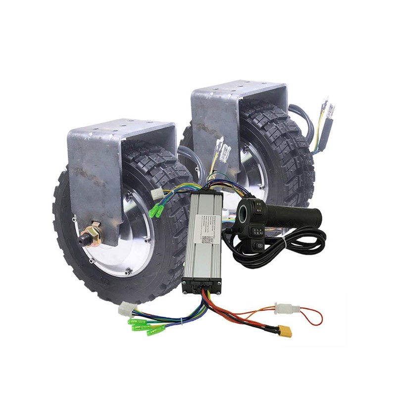 8寸有齿直流无刷轮毂电机低速大扭矩机器人餐车工具轨道电动托车