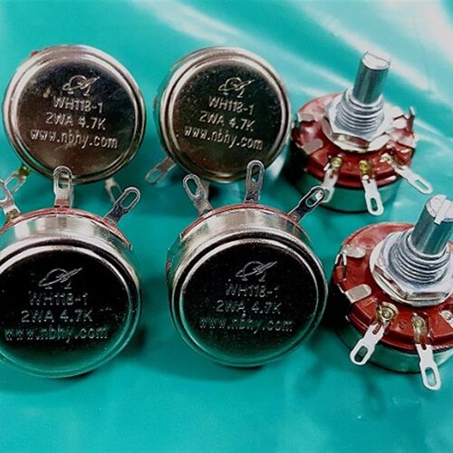 宁波华宇 WTH118-1A 碳膜电位器 WH118-1A 2W 1K 2k2 4k7 10k 等