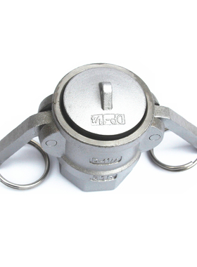 316/304不锈钢快速接头D型内螺纹DP型堵头塞子1/2/2.5/3/4/5/6寸