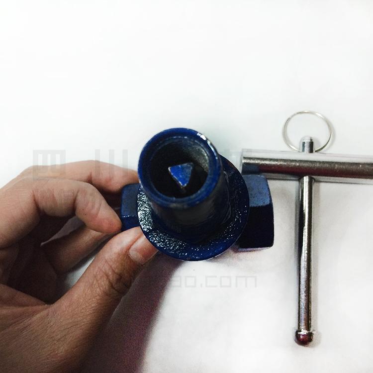 水表阀门钥匙 表前阀钥匙 表前阀开关 三角形钥匙 带锁闸阀钥匙