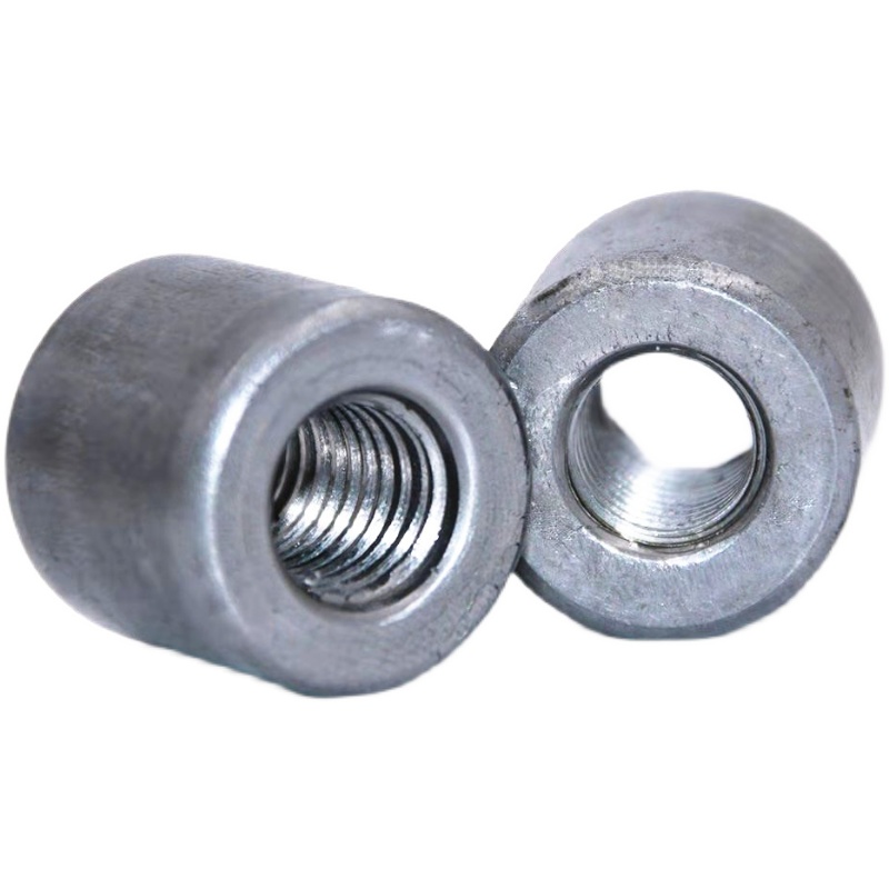 现货供应套管圆螺母 元柱母本色焊接圆型台阶螺母M5M6M8M10M12-16