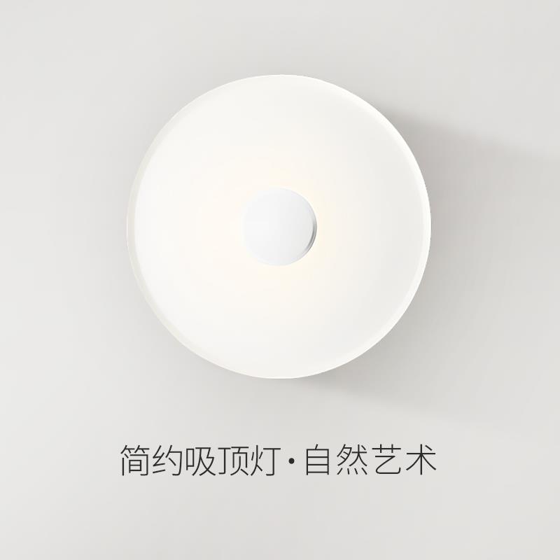 西班牙Vibia Top北欧简约现代设计师款极简客厅卧室铝光晕吸顶灯