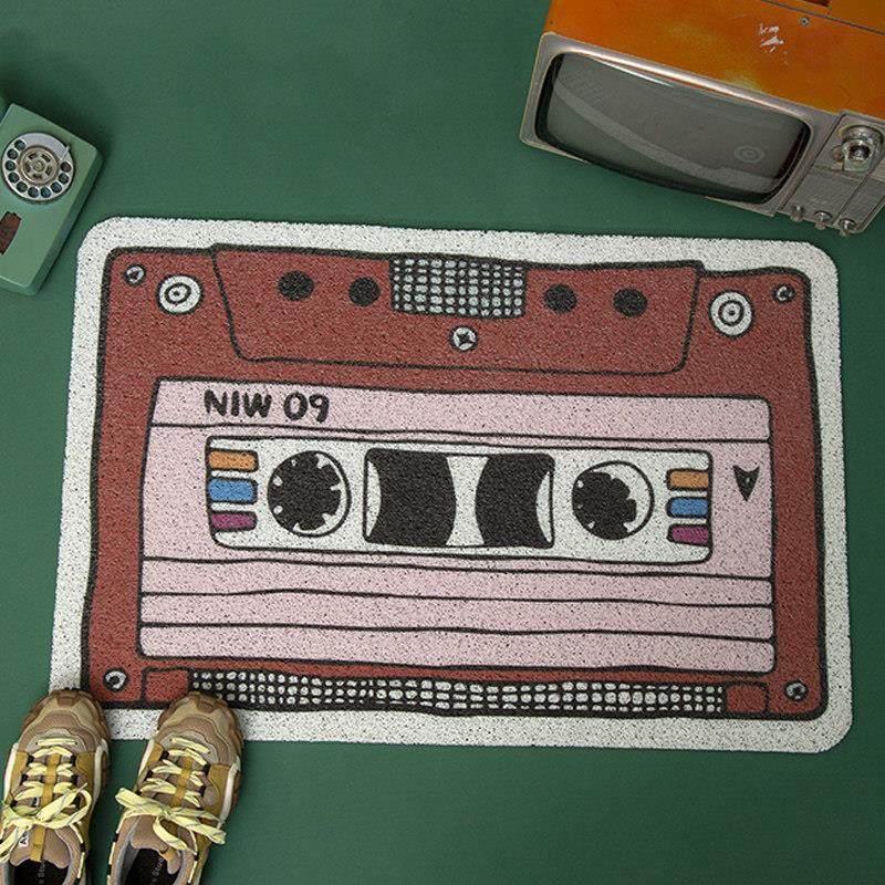 国潮怀旧风地垫门垫丝圈脚垫防滑脚垫子进门地垫厨房家用地垫卧室,居家布艺,家用脚垫,淘宝优惠券,粉丝福利购,淘宝优惠卷