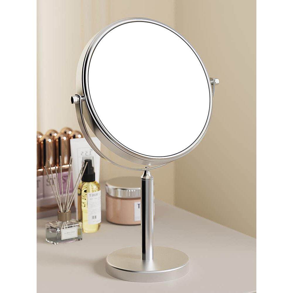 化妆镜便携式台式台式家用双面梳妆放大高清美容镜学生宿舍台面镜