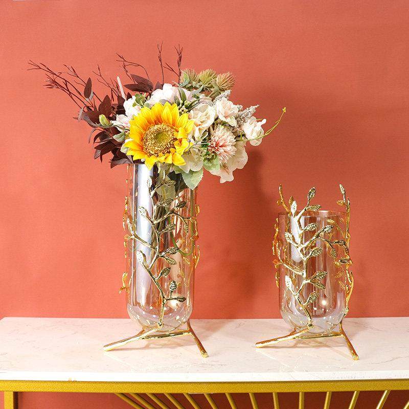 斯堪的纳维亚无障碍豪华创意玻璃花瓶插花水培装饰品客厅电视柜入,家居饰品,装饰摆件,淘宝优惠券,粉丝福利购,淘宝优惠卷