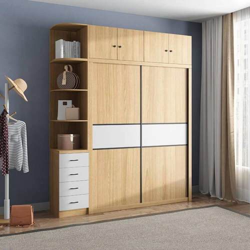 衣柜简约现代小户型移门衣柜简易组装结实耐用卧室家用推拉门衣柜