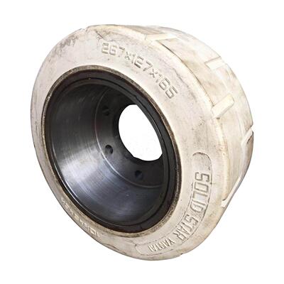 大隆梅狮牌CPD三支点平衡重堆高机橡胶轮胎267*102前轮267*127后